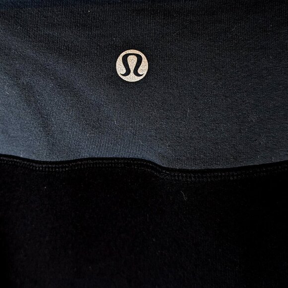 Lululemon yoga over skirt Size 4 Black and dark grey - Picture 3 of 4